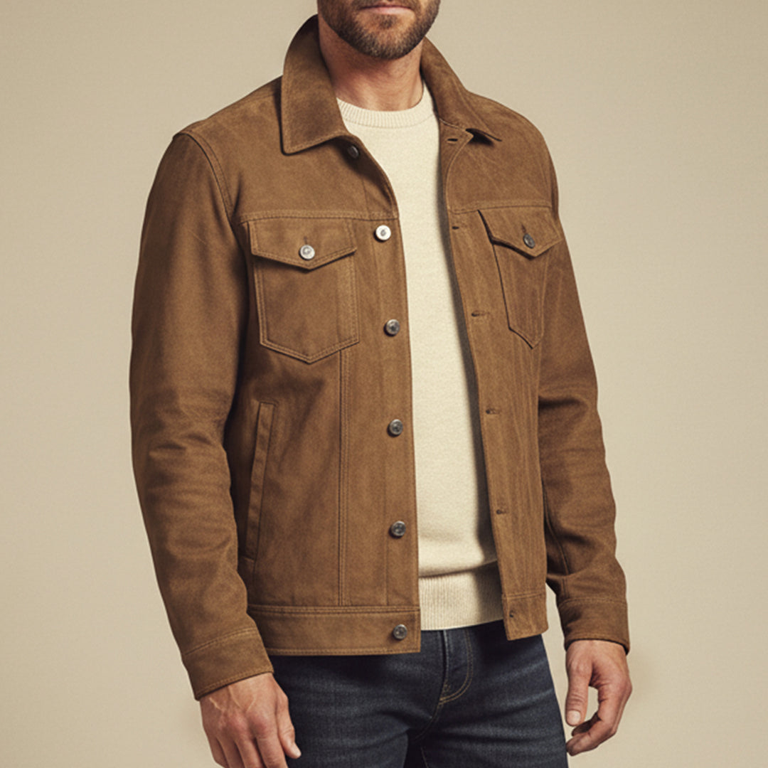 The Vintage Cotton Cargo Jacket for Men — Lightweight Outdoor Style