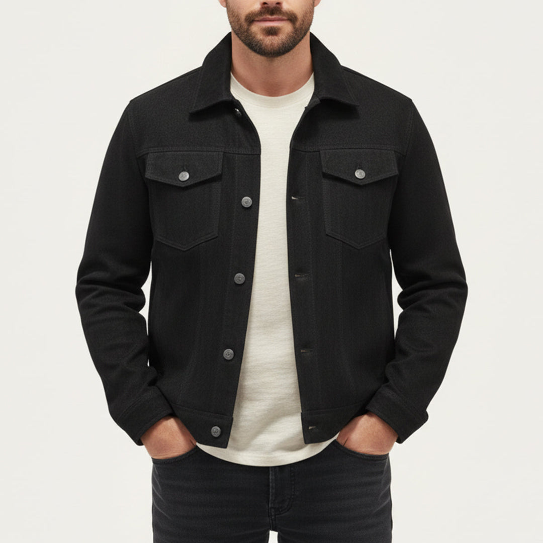 Men's Vintage Suede Cargo Jacket