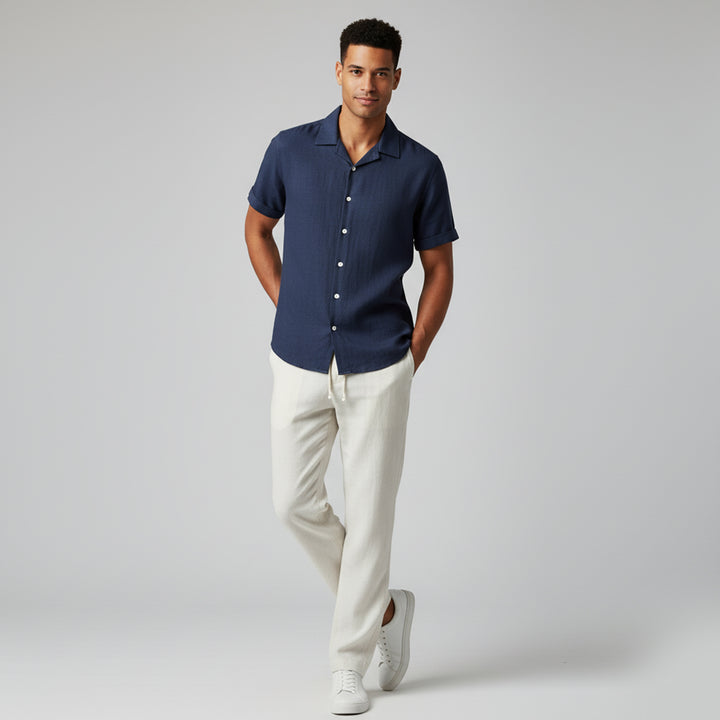 The Amalfi Linen Set – Summer Shirt & Pants for Men