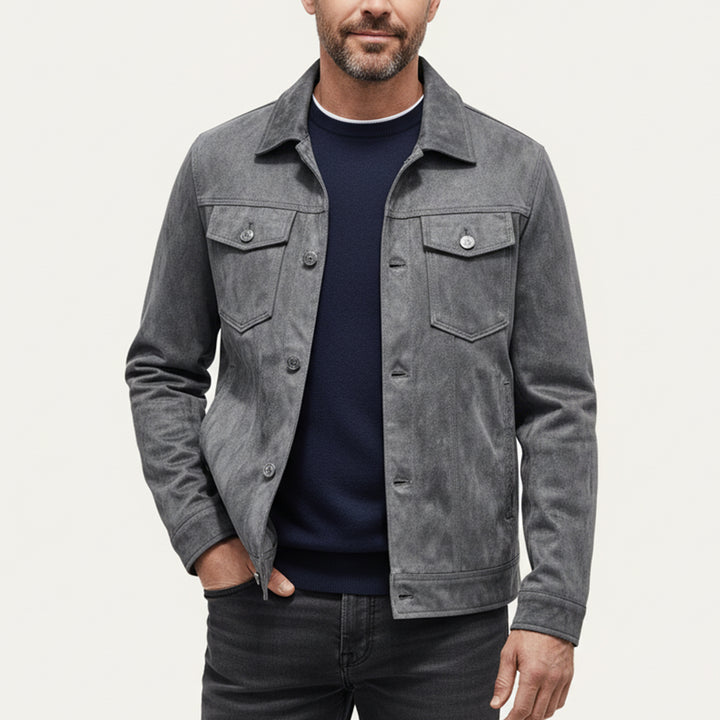 The Vintage Cotton Cargo Jacket for Men — Lightweight Outdoor Style