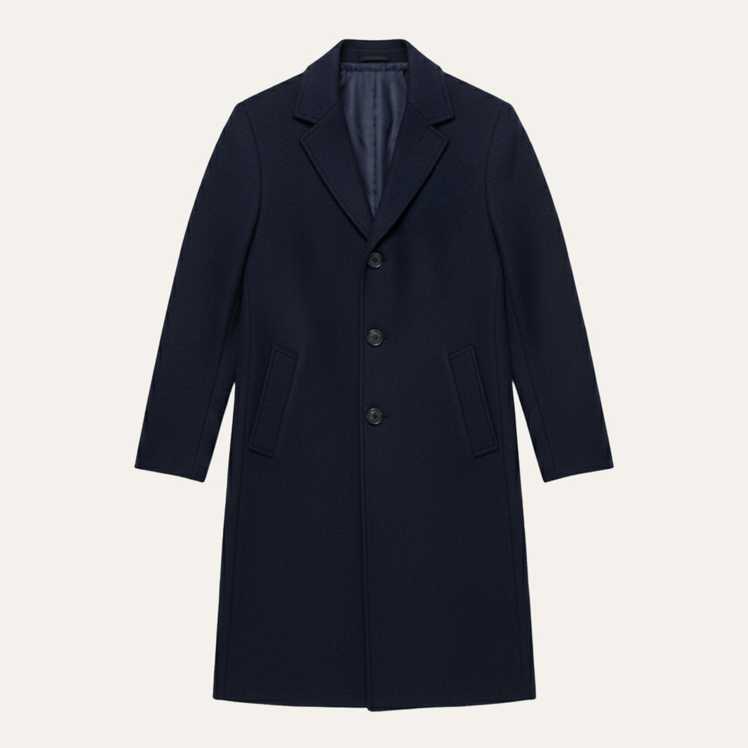 The Belmont Men’s Elegant Classic Wool Overcoat