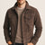 The Vintage Suede Cargo Jacket for Men — Lightweight Outdoor Style