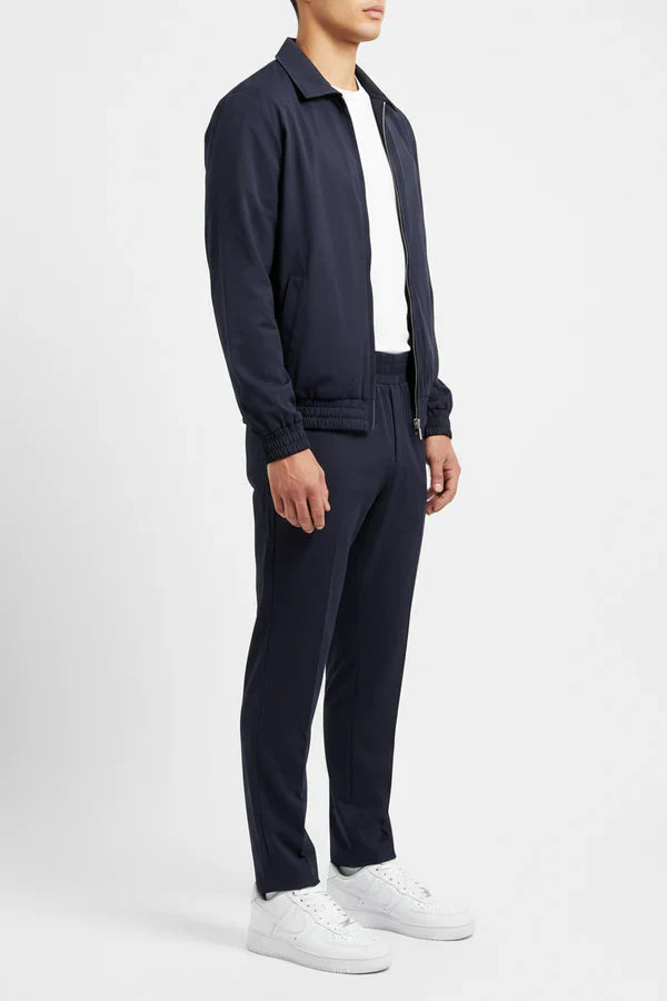 The Reno Men's Premium Tech Tracksuit Set - Navy Blue