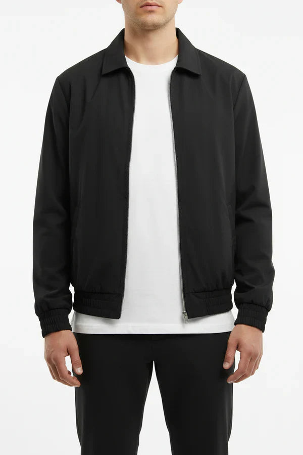 The Reno Men's Premium Tech Tracksuit Set - Black