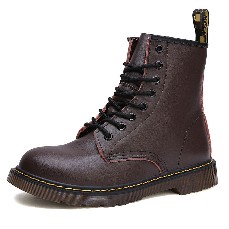 Synthetic Leather Ankle Boots for Women