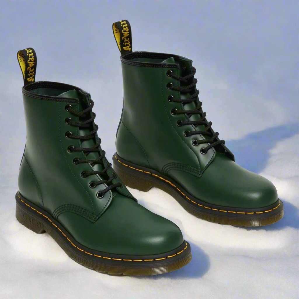 Synthetic Leather Ankle Boots for Women