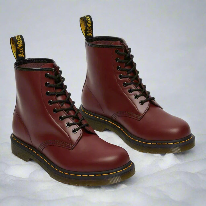 Synthetic Leather Ankle Boots for Women