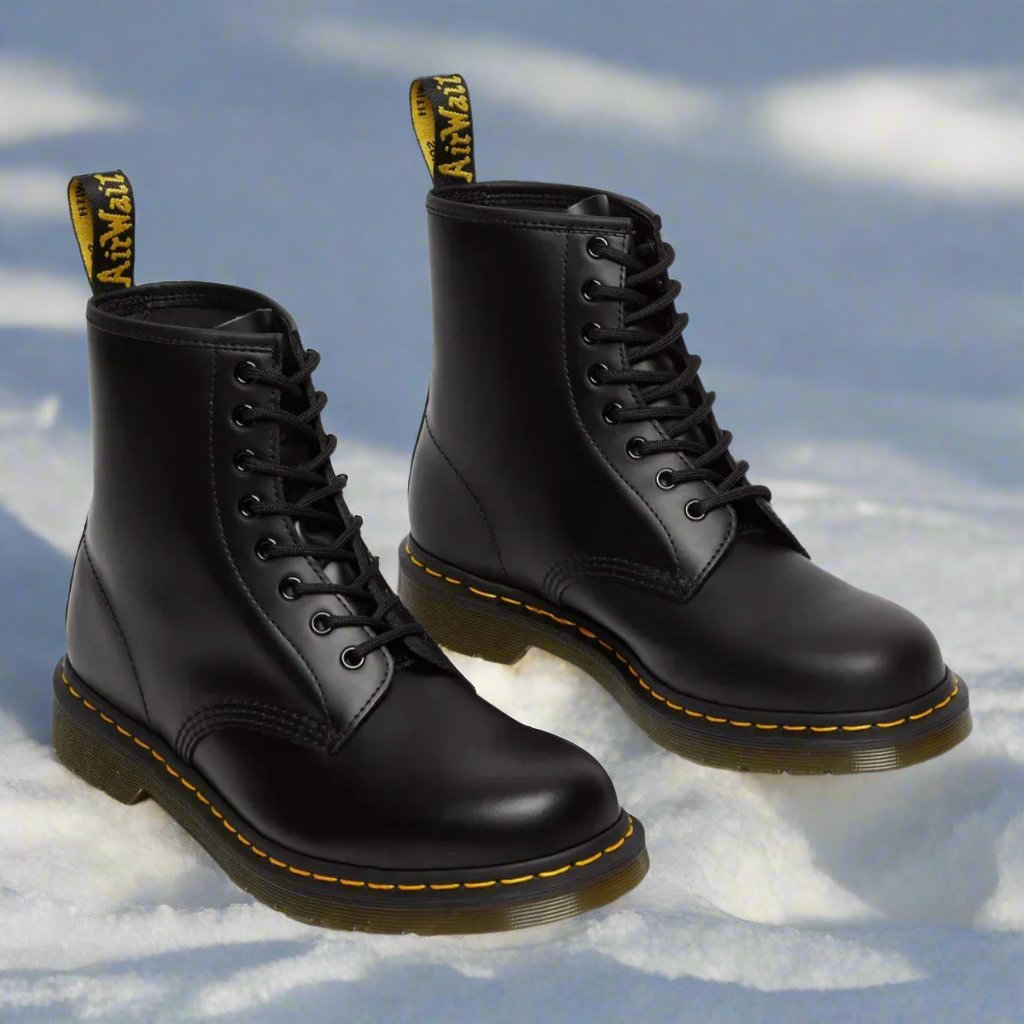 Synthetic Leather Ankle Boots for Women