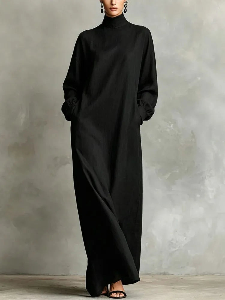 Women’s High Neck Maxi Dress