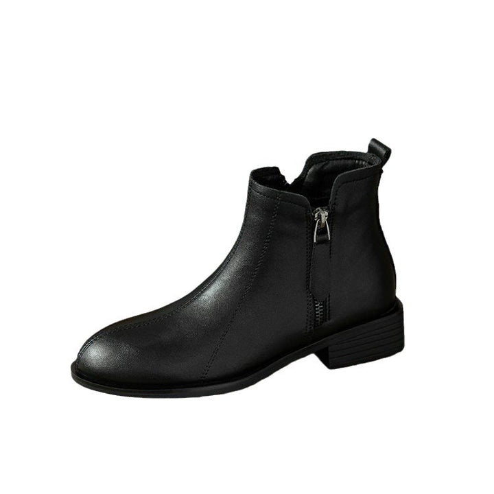 Stylish Ankle Boots with Zipper Closure